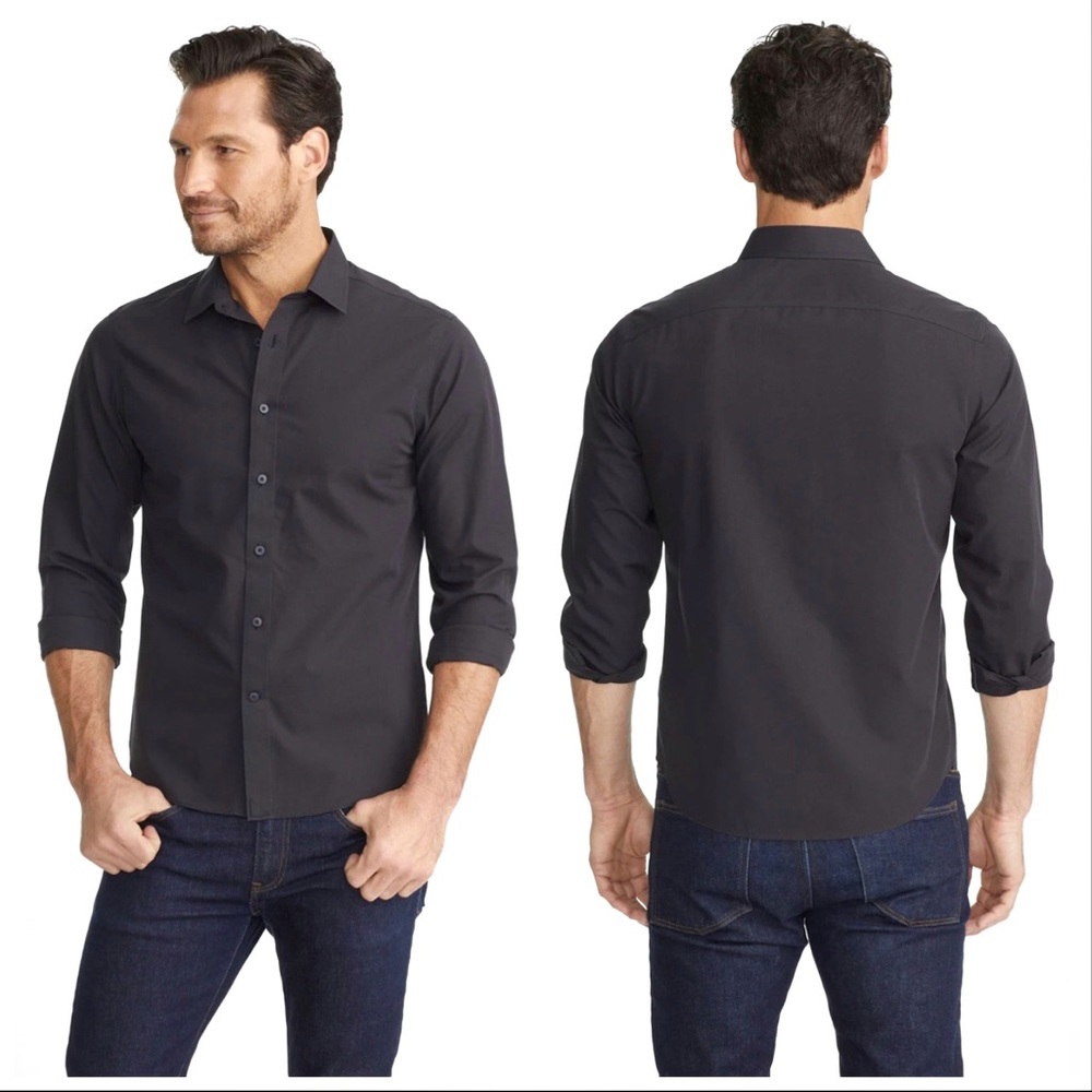 UnTuckit Black Wrinkle Free Shirt Regular Tall XL